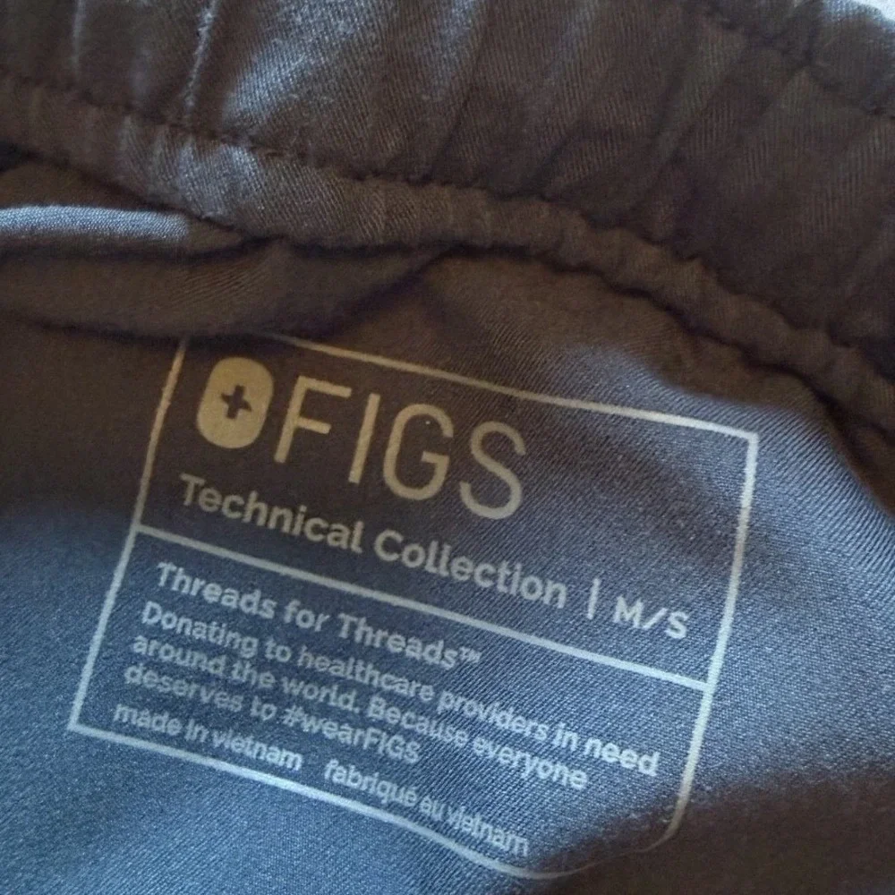 FIGS Mens Tansen‎ Dark Harbor Jogger Scrub Pant Size MS Medium Short